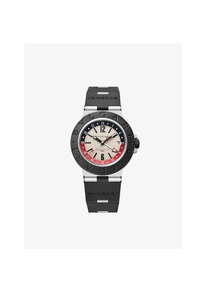 Bvlgari Aluminium Gmt and Rubber Automatic Watch