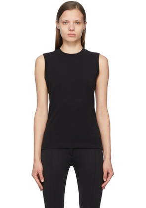 CAES Black Cotton Tank Top