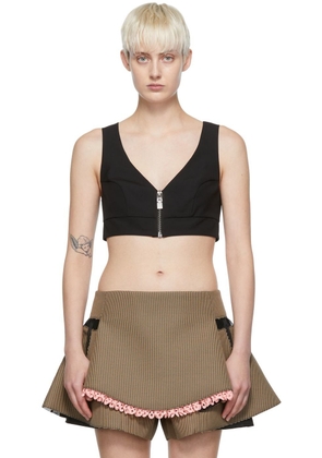 Givenchy Black Wool Tank Top