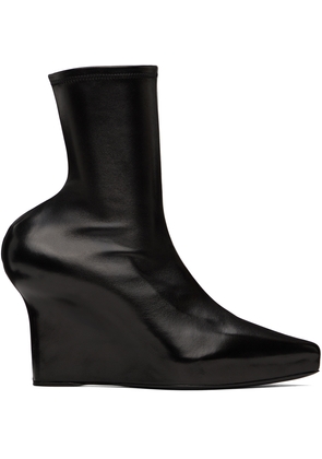 Givenchy Black Wedge Boots
