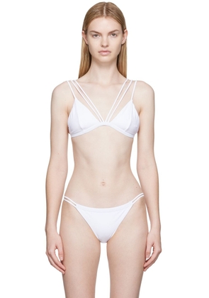 Agent Provocateur White Marina Bikini