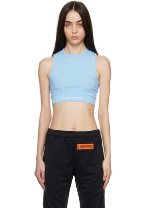 Heron Preston Blue Polyamide Sport Top