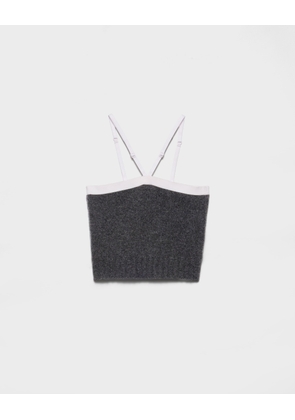 Cashmere and wool top