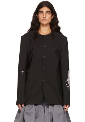 We11done Black Polyester Jacket
