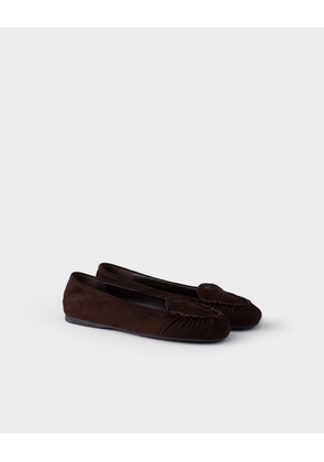 Suede loafers