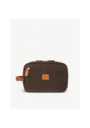 Mens Brics Life Necessaire Woven Wash Bag