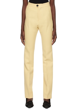 Kwaidan Editions Yellow Slim Leg Trousers