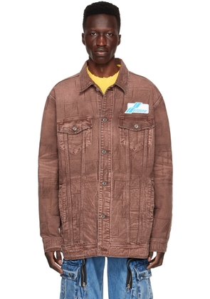 We11done Red Denim Jacket