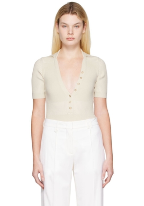 JACQUEMUS Off-White 'Le Body Yauco' Bodysuit