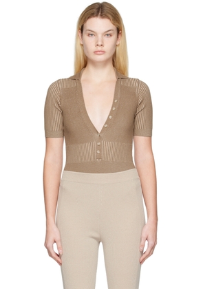 JACQUEMUS Brown 'Le Body Yauco' Bodysuit
