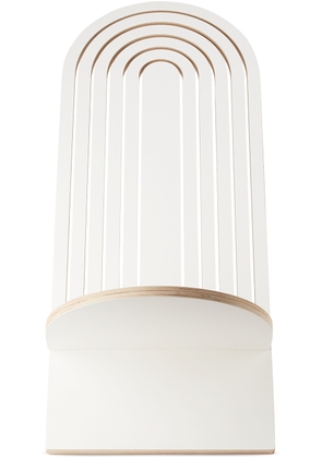 Curves by Sean Brown White Extended Archway Chair