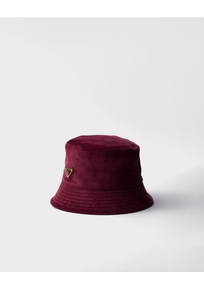 Corduroy bucket hat