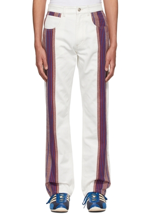 Wales Bonner White Keita Jeans