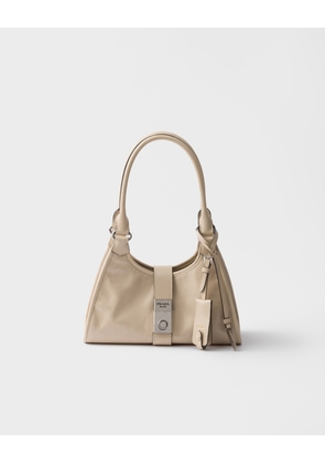 Small leather tote bag