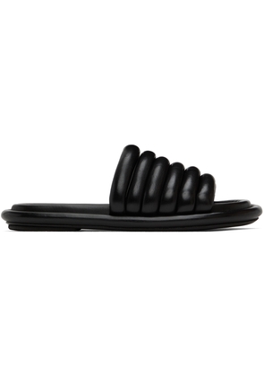 Marsèll Black Spalmata Flat Sandals