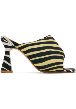 Ugo Paulon Yellow & Black Euan Heeled Sandals