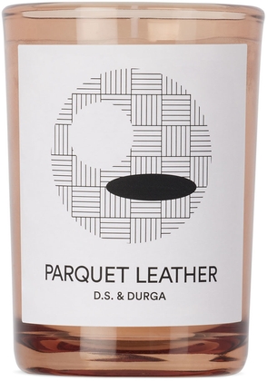 D. S. & DURGA Parquet Leather Candle