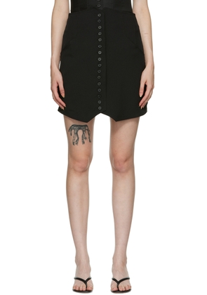 Maiden Name SSENSE Exclusive Black Shea Miniskirt