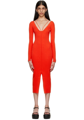 AERON Red Rivoli Maxi Dress