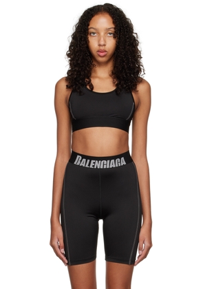 Balenciaga Black Sporty Bra