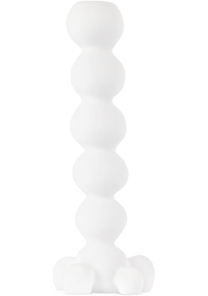 Tina Frey Designs White Bubble Extra Tall Candle Holder