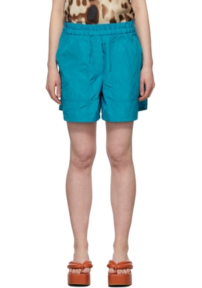 Dries Van Noten Blue Pool Shorts