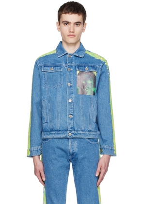 Sky High Farm Workwear Blue Quil Lemons Edition Denim Jacket