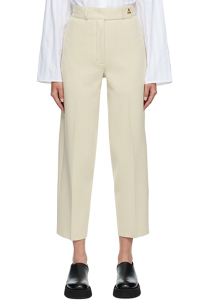 AERON Beige Madeleine Trousers