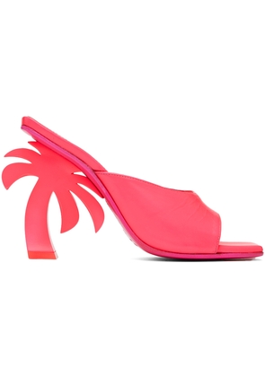 Palm Angels Pink Mule Palm Heels