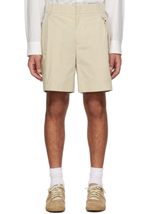 Solid Homme Beige Strap Shorts