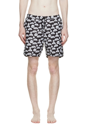 Sunspel SSENSE Exclusive Black Swim Shorts