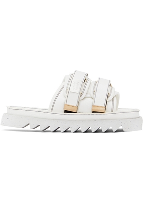 Marsèll White Suicoke Edition Moto Sandals