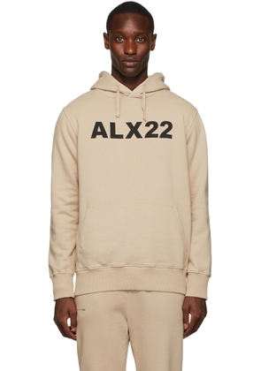 1017 ALYX 9SM Tan Logo Hoodie
