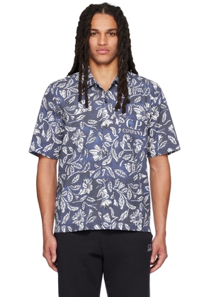 C. P. Company Blue Floral Shirt