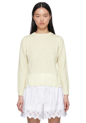 tao Off-White Wool Sweater