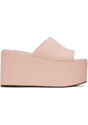 SIMONMILLER Pink Tommy Edition Platform Sandals