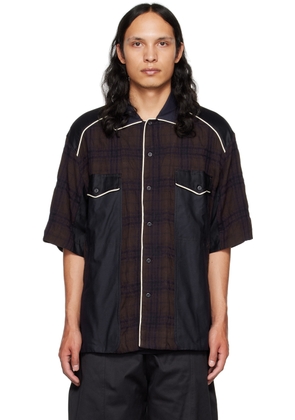 Nicholas Daley Navy Bowling Shirt
