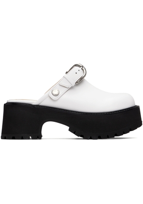 MARGESHERWOOD White 70's Clogs