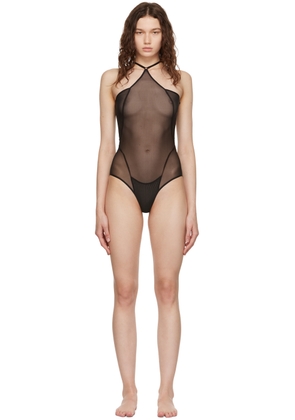 KNWLS Black Celest Bodysuit