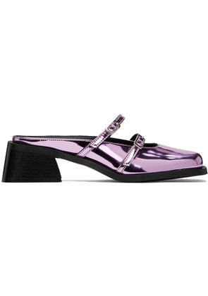 Justine Clenquet Pink Andie Mules