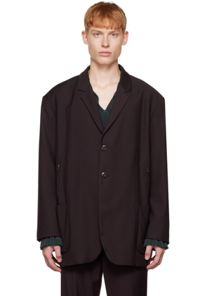 OPEN YY SSENSE Exclusive Purple Zip Pocket Blazer