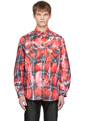 doublet Red Mirage Checked Shirt