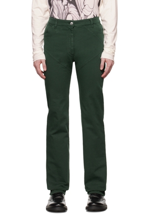 Maximilian Davis Green Telford Jeans