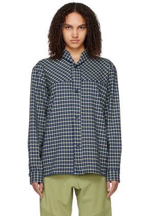 paria /FARZANEH Blue & Yellow Pencilcase Shirt