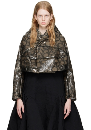 Comme des Garçons Gray Flower Jacket