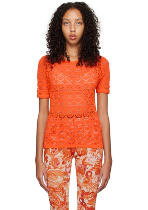 Marco Rambaldi SSENSE Exclusive Orange Blouse
