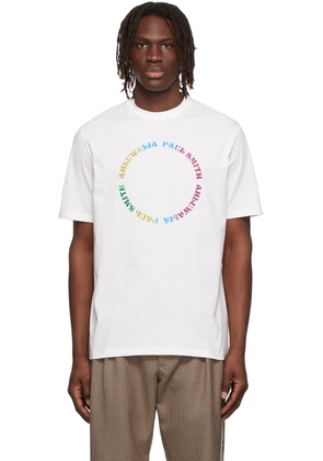 Ahluwalia &PaulSmith SSENSE Exclusive White T-Shirt