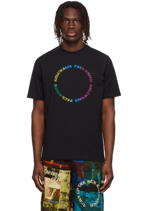 Ahluwalia &PaulSmith SSENSE Exclusive Black T-Shirt
