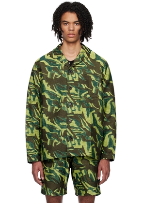 WOOD WOOD Green Dylan Shirt