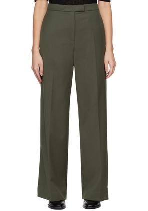 Blossom Khaki Flap Trousers